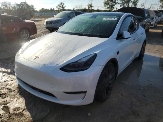 TESLA MODEL Y 2023 with VIN 7SAYGDEF8PF707977 - Photo from auction