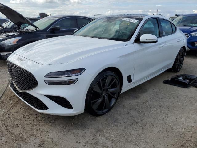 GENESIS G70 BASE 2023 with VIN KMTG34TA0PU120130 - Photo from auction