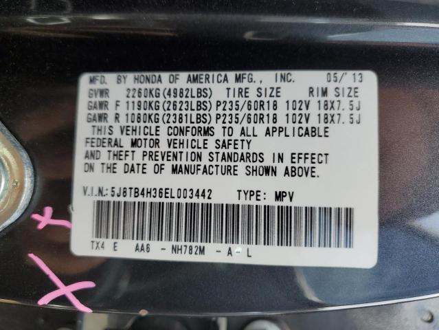 Photo 14 from auction – 2014 ACURA RDX with VIN 5J8TB4H36EL003442