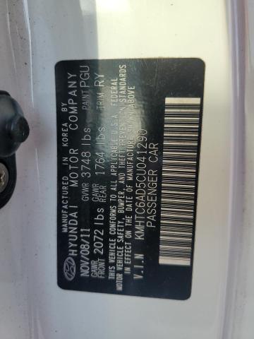 Photo 14 from auction – 2012 HYUNDAI VELOSTER with VIN KMHTC6AD5CU041290