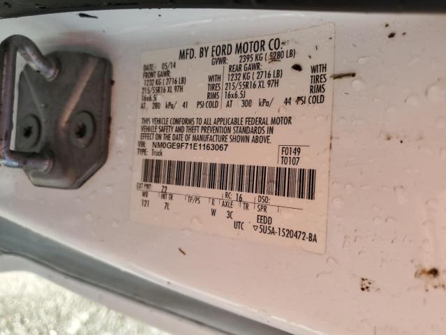 Photo 14 from auction – 2014 FORD TRANSIT CO with VIN NM0GE9F71E1163067