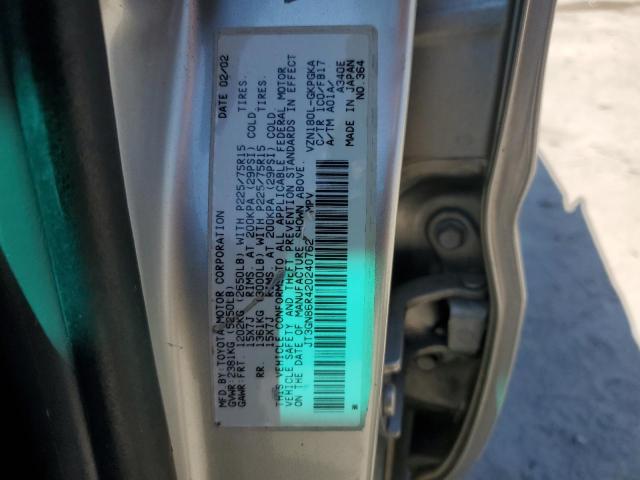 Photo 14 from auction – 2002 TOYOTA 4RUNNER SR with VIN JT3GN86R420240762