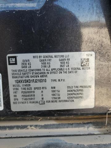 Photo 14 from auction – 2015 GMC ACADIA SLT with VIN 1GKKVSKD1FJ216310