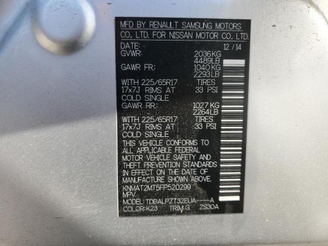 Photo 14 from auction – 2015 NISSAN ROGUE S with VIN KNMAT2MT5FP520299
