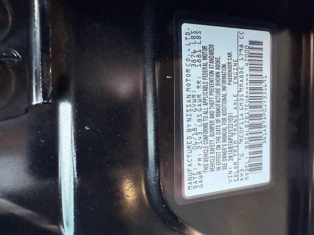 Photo 10 from auction – 2018 NISSAN SENTRA S with VIN 3N1AB7AP0JY331691