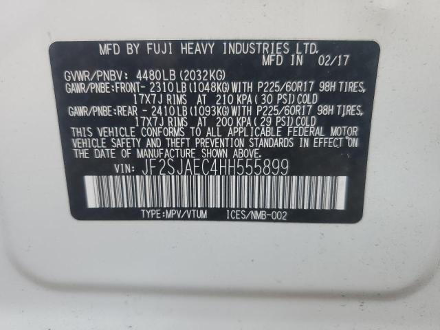 Photo 14 from auction – 2017 SUBARU FORESTER 2 with VIN JF2SJAEC4HH555899