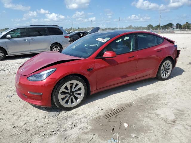 TESLA MODEL 3 2021 with VIN 5YJ3E1EB2MF035449 - Photo from auction