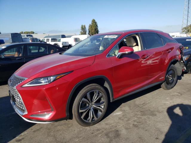 LEXUS RX 450H 2022 with VIN 2T2HGMDAXNC088525 - Photo from auction