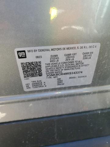 Photo 14 from auction – 2024 CHEVROLET BLAZER 2LT with VIN 3GNKBCR49RS143374