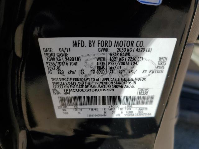 Photo 14 from auction – 2011 FORD ESCAPE LIM with VIN 1FMCU0EG3BKC09128