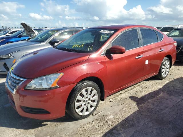 NISSAN SENTRA S 2015 with VIN 3N1AB7AP9FL686184 - Photo from auction