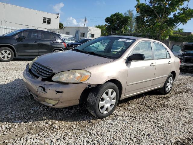TOYOTA COROLLA CE 2003 with VIN 1NXBR32E23Z165419 - Photo from auction