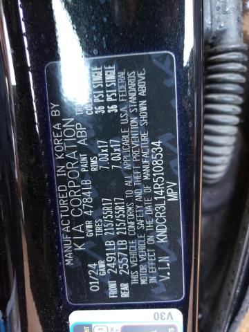 Photo 14 from auction – 2024 KIA NIRO WIND with VIN KNDCR3L14R5108534