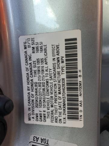 Photo 14 from auction – 2013 HONDA CR-V LX with VIN 2HKRM4H37DH628308