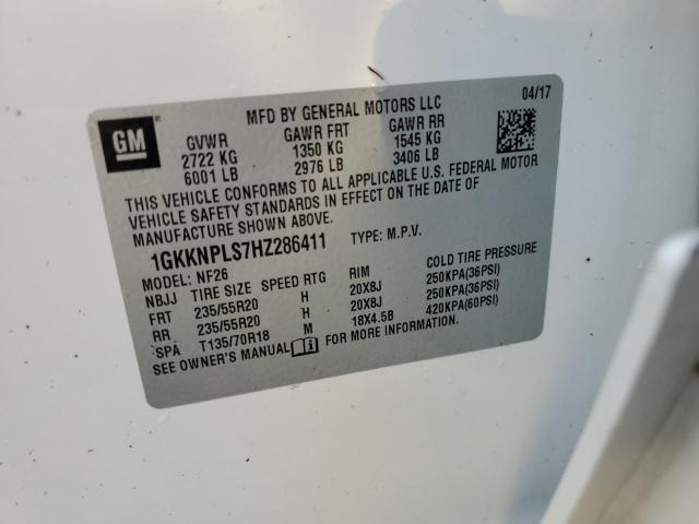 Photo 14 from auction – 2017 GMC ACADIA DEN with VIN 1GKKNPLS7HZ286411