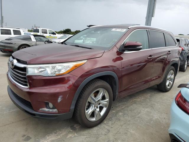 TOYOTA HIGHLANDER 2015 with VIN 5TDYKRFH0FS097849 - Photo from auction