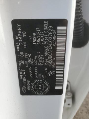 Photo 14 from auction – 2022 HYUNDAI TUCSON SEL with VIN KM8JBCAE0NU037829
