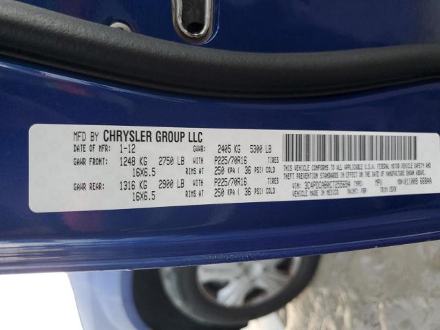 Photo 14 from auction – 2012 DODGE JOURNEY SE with VIN 3C4PDCAB0CT255694