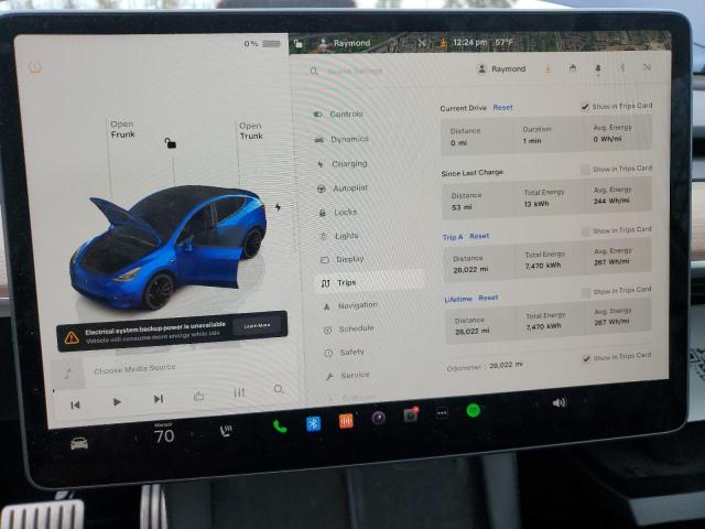 Photo 9 from auction – 2023 TESLA MODEL Y with VIN 7SAYGDEF5PF811651