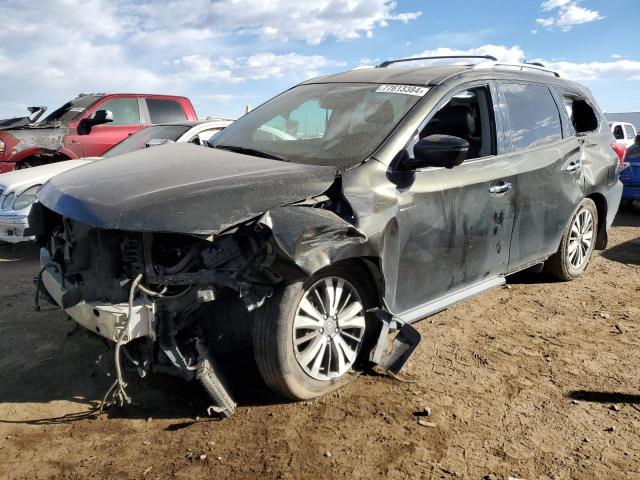 NISSAN PATHFINDER 2017 with VIN 5N1DR2MM8HC604384 - Photo from auction