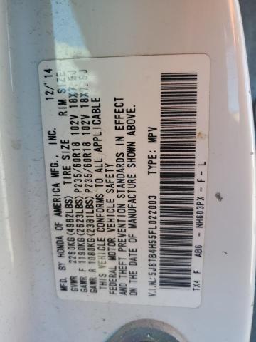 Photo 14 from auction – 2015 ACURA RDX TECHNO with VIN 5J8TB4H55FL022003