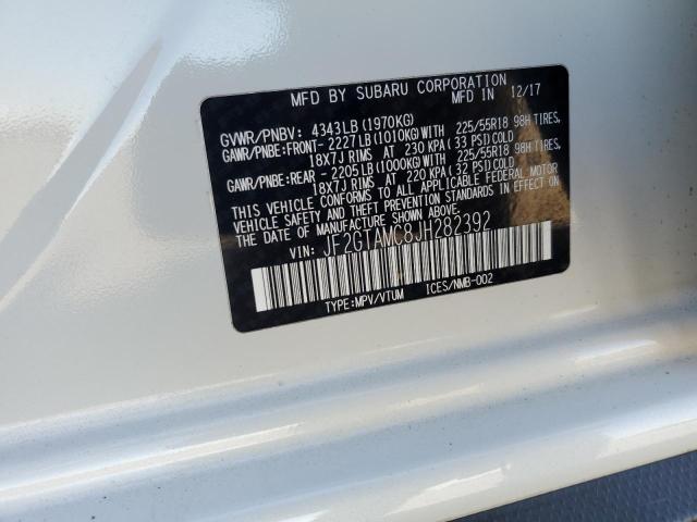 Photo 14 from auction – 2018 SUBARU CROSSTREK with VIN JF2GTAMC8JH282392