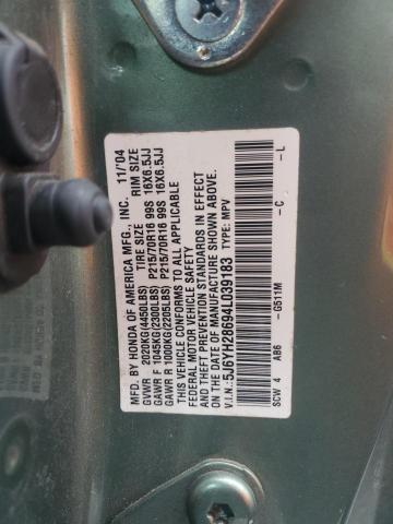 Photo 14 from auction – 2004 HONDA ELEMENT EX with VIN 5J6YH28694L039183