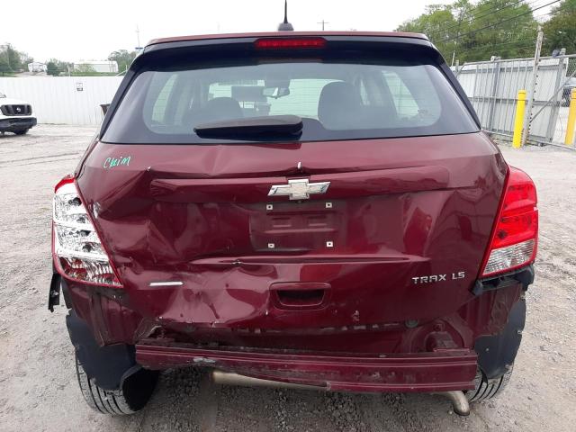 Photo 6 from auction – 2016 CHEVROLET TRAX LS with VIN 3GNCJKSB8GL229017