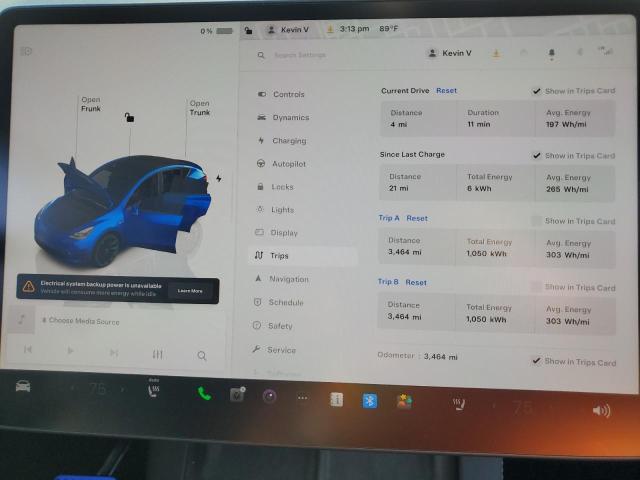 Photo 9 from auction – 2024 TESLA MODEL Y with VIN 7SAYGDEE6RF061820
