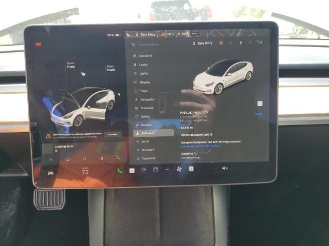 Photo 9 from auction – 2022 TESLA MODEL 3 with VIN 5YJ3E1EB0NF129315