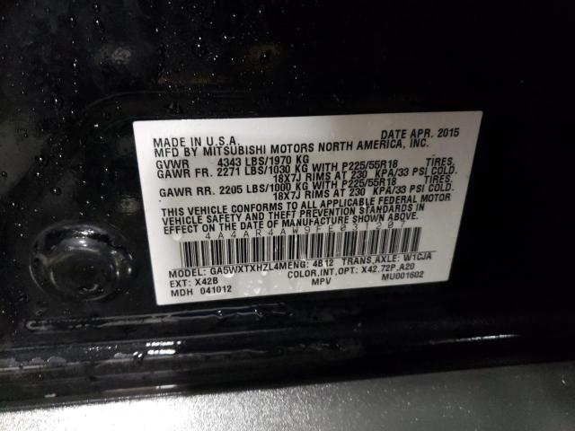 Снимка 14 от търг – 2015 MITSUBISHI OUTLANDER с VIN 4A4AR4AW9FE031207