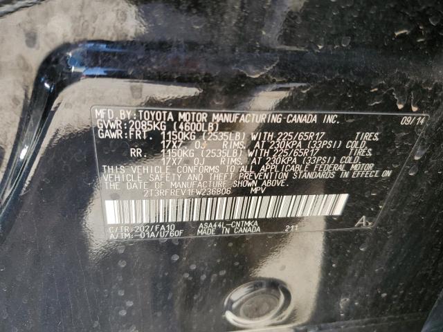 Photo 14 from auction – 2015 TOYOTA RAV4 XLE with VIN 2T3RFREV1FW236806