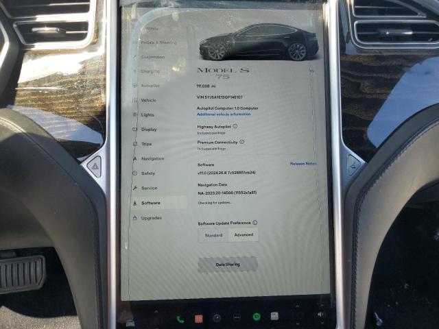 Photo 9 from auction – 2016 TESLA MODEL S with VIN 5YJSA1E15GF145107