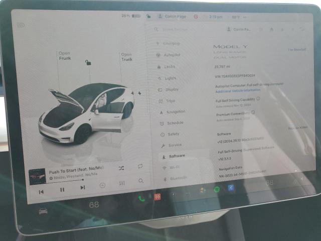 Photo 9 from auction – 2023 TESLA MODEL Y with VIN 7SAYGDEE3PF840024
