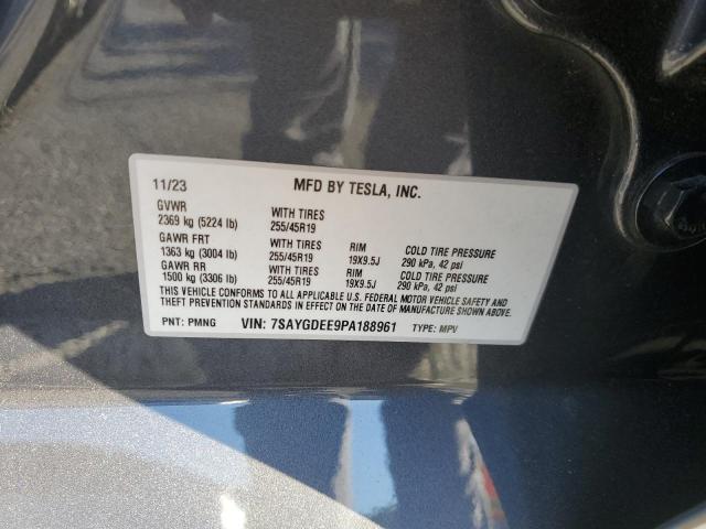 Photo 14 from auction – 2023 TESLA MODEL Y with VIN 7SAYGDEE9PA188961
