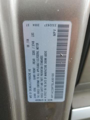 Zdjęcie 14 z aukcji – 2005 PORSCHE CAYENNE TU z VIN WP1AC29P75LA90100