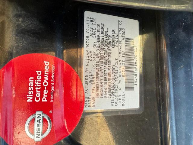 Zdjęcie 10 z aukcji – 2017 NISSAN SENTRA S z VIN 3N1AB7AP3HL704617
