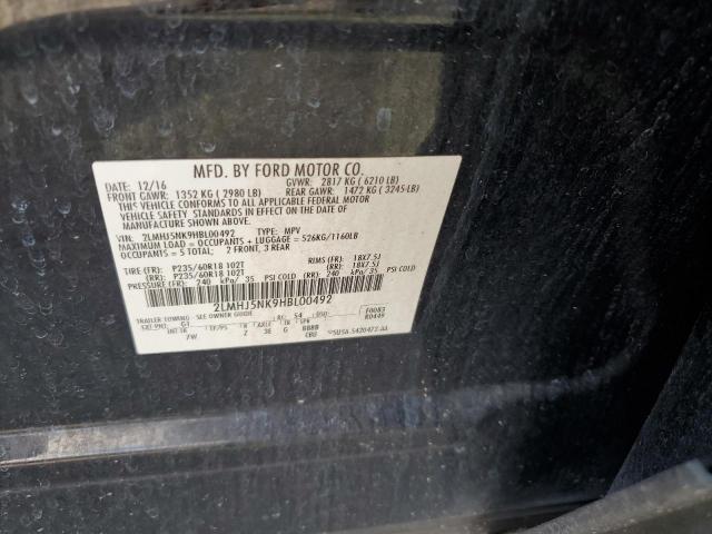 Photo 14 from auction – 2017 LINCOLN MKT with VIN 2LMHJ5NK9HBL00492
