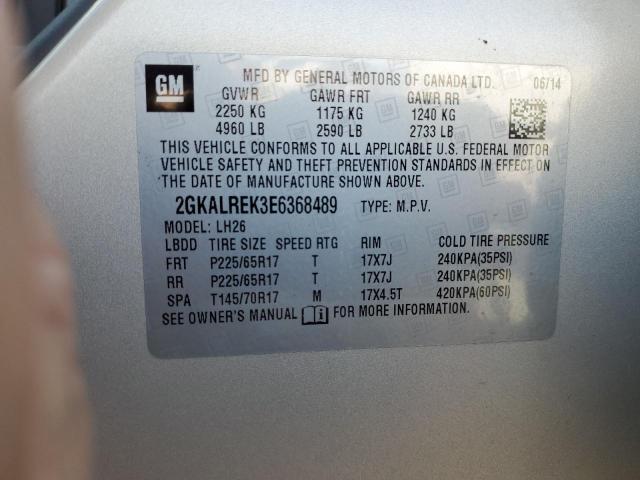 Photo 14 from auction – 2014 GMC TERRAIN SL with VIN 2GKALREK3E6368489