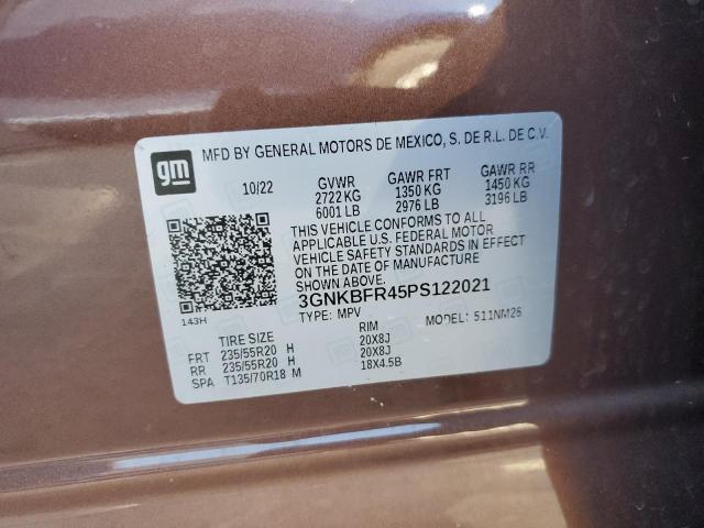 Photo 14 from auction – 2023 CHEVROLET BLAZER PRE with VIN 3GNKBFR45PS122021