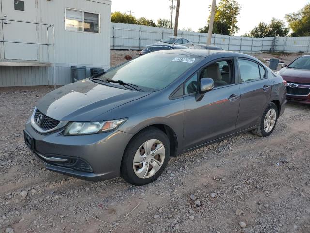 HONDA CIVIC LX 2013 with VIN 19XFB2F54DE076403 - Photo from auction