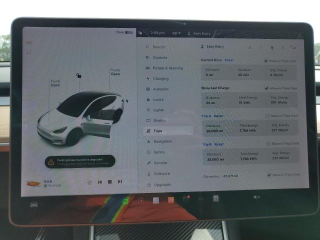 Photo 9 from auction – 2020 TESLA MODEL Y with VIN 5YJYGDEF5LF046822
