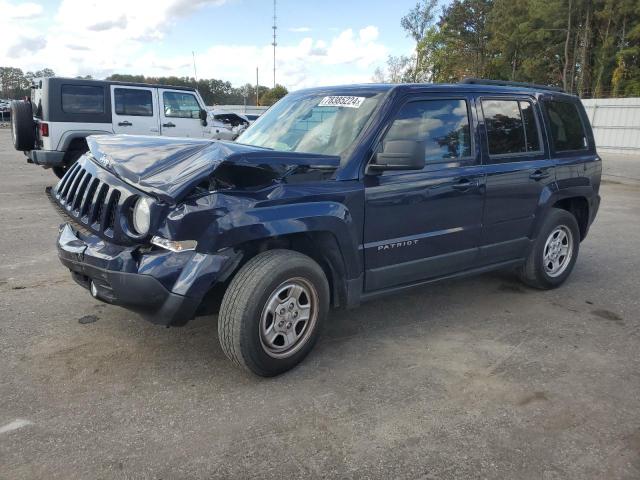 Photo 1 from auction – 2017 JEEP PATRIOT SP with VIN 1C4NJPBB3HD120440