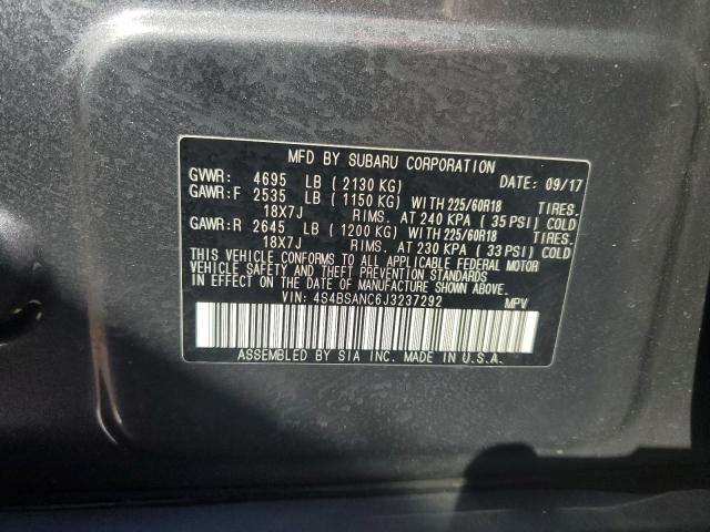 Photo 14 from auction – 2018 SUBARU OUTBACK 2. with VIN 4S4BSANC6J3237292