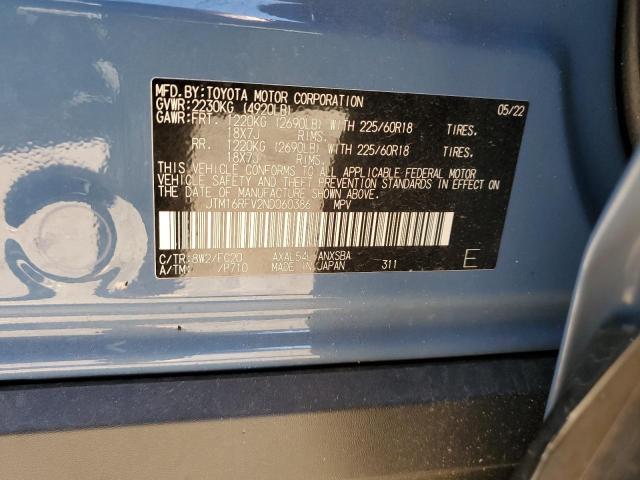 Photo 14 from auction – 2022 TOYOTA RAV4 SE with VIN JTM16RFV2ND060386