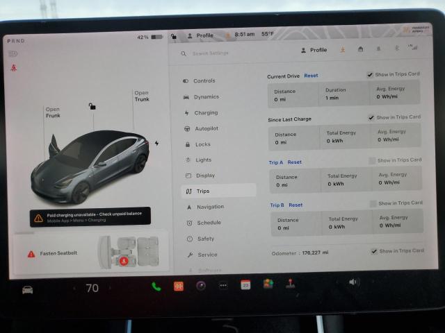 Photo 9 from auction – 2018 TESLA MODEL 3 with VIN 5YJ3E1EBXJF093952