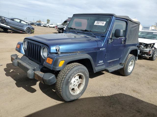 JEEP WRANGLER / 2003 with VIN 1J4FA49S53P341063 - Photo from auction