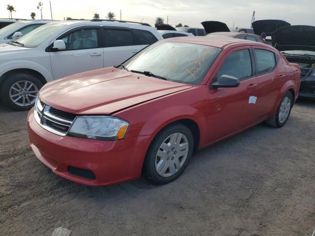 DODGE AVENGER SE 2014 with VIN 1C3CDZAB5EN115696 - Photo from auction