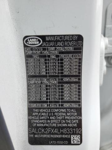 Photo 14 from auction – 2020 LAND ROVER DISCOVERY with VIN SALCK2FX4LH833192