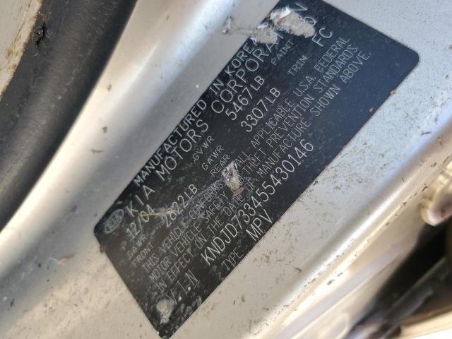 Photo 14 from auction – 2005 KIA SORENTO EX with VIN KNDJD733455430146